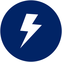 icon sustainability bolt